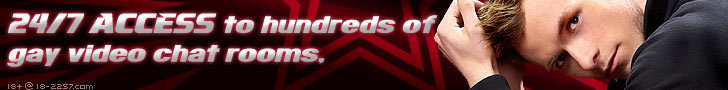 24/7 access to hundreds of gay video chat rooms