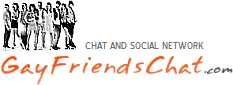 GayFriendsChat.com - Chat and social network