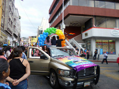 Marcha por la Diversidad Sexual en Cuernavaca. Morelos agosto 2015